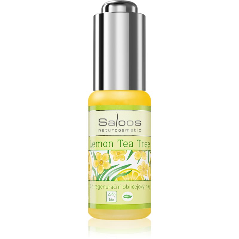 Saloos Bio Skin Oils Lemon Tea Tree Regenerating Oil For Oily And Problematic Skin 20 ml
