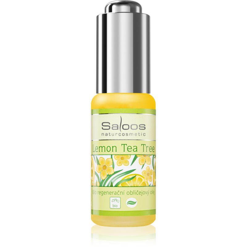 Saloos Bio Pleťové Oleje Lemon Tea Tree regenerační olej pro mastnou a problematickou pleť 20 ml