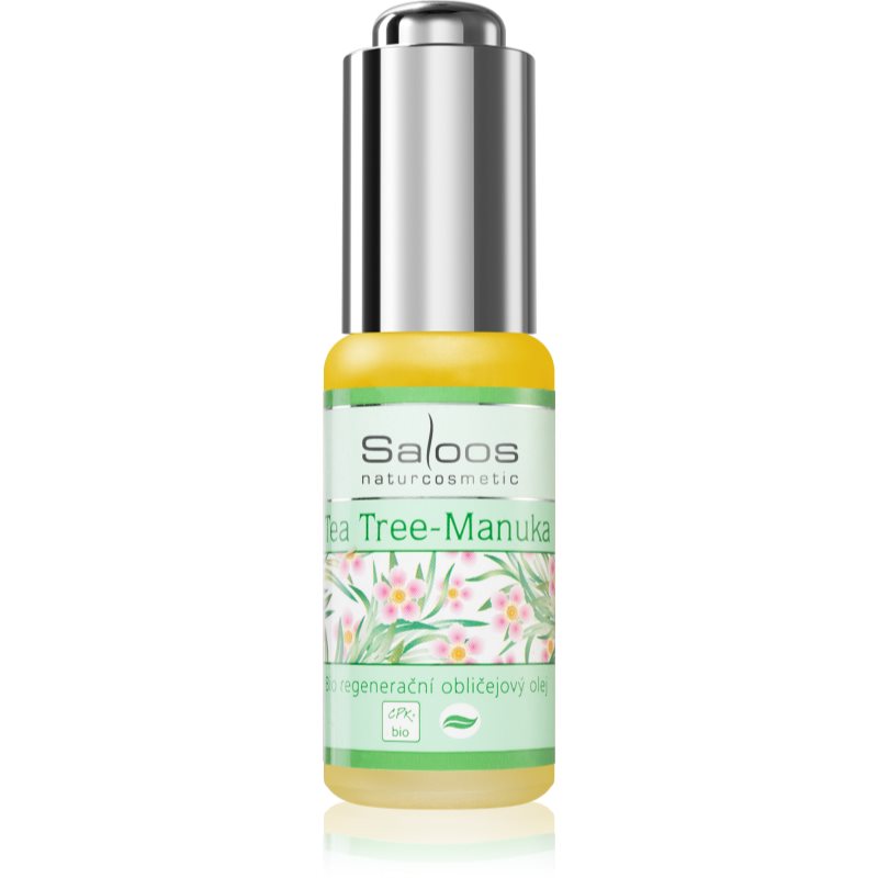 Saloos Bio Skin Oils Tea Tree & Manuka nyugtató és regeneráló olaj az aknés bőrre 20 ml