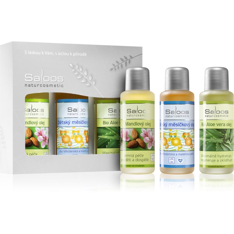 

Saloos Mandlový & Dět. měsíčkový & Aloe vera подарунковий набір для жінок