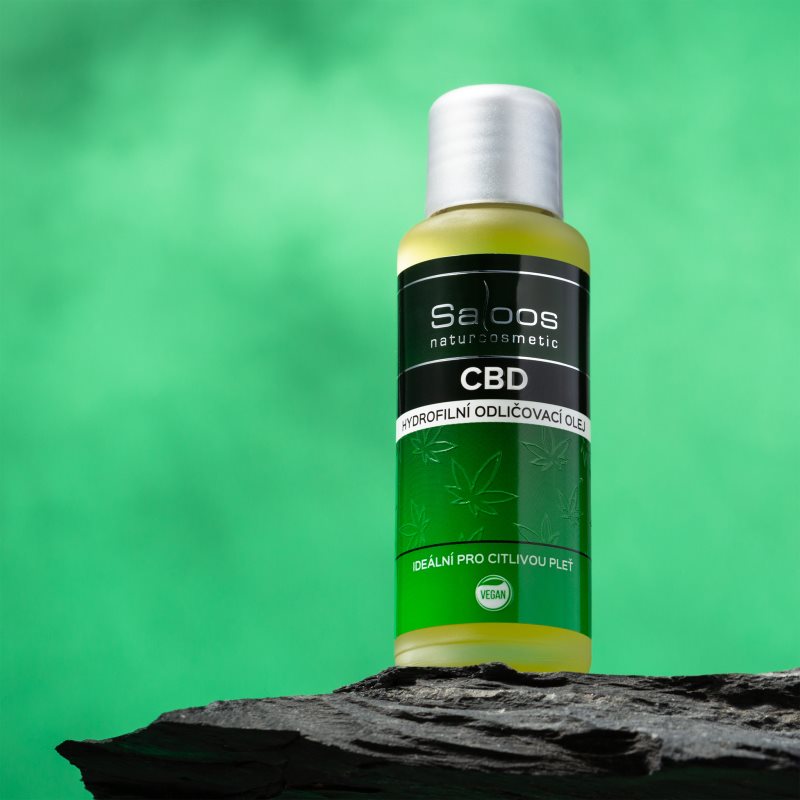 Saloos CBD Hydrophilic Oil For Gentle Makeup Removal 50 Ml