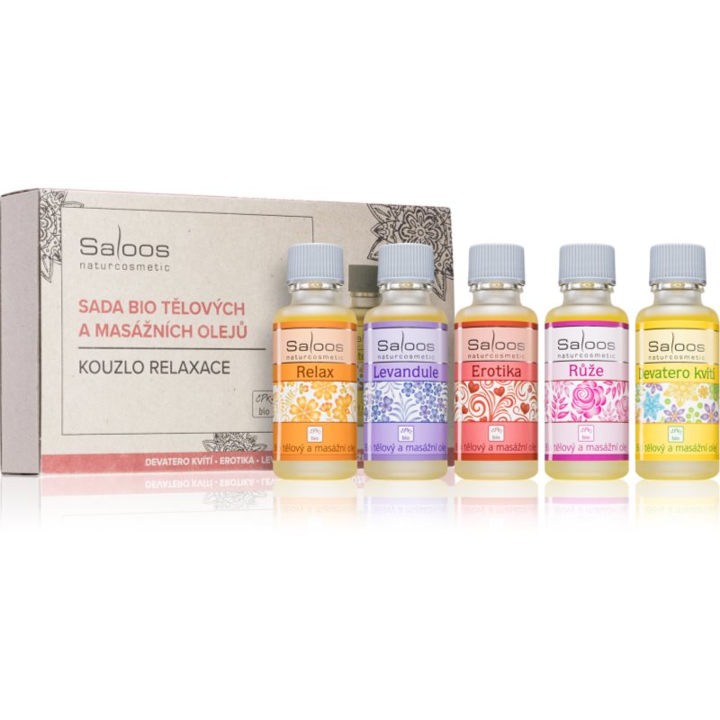 Saloos Bio Body And Massage Oils The Magic Of Relaxation darčeková sada