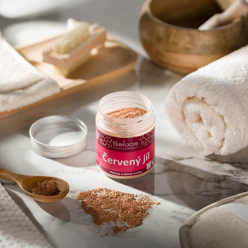 Saloos Clay Mask Montmorillonite Maske für Körper und Gesicht für müde Haut 140 g (Bild 3)