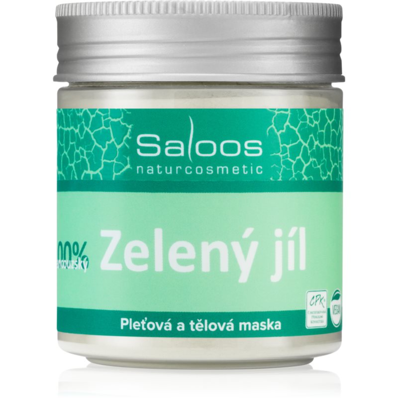 E-shop Saloos Jílová Maska Francouzský Zelený Jíl tělová a pleťová maska 140 g
