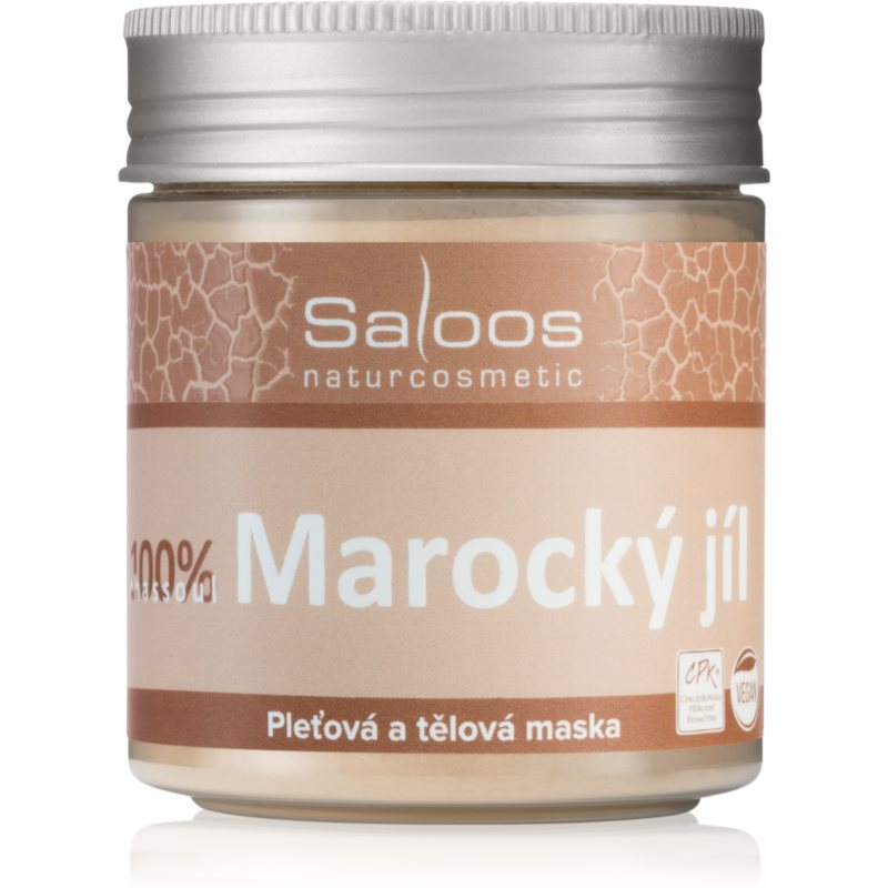 Saloos Clay Mask Moroccan Lava telová a pleťová maska 200 g