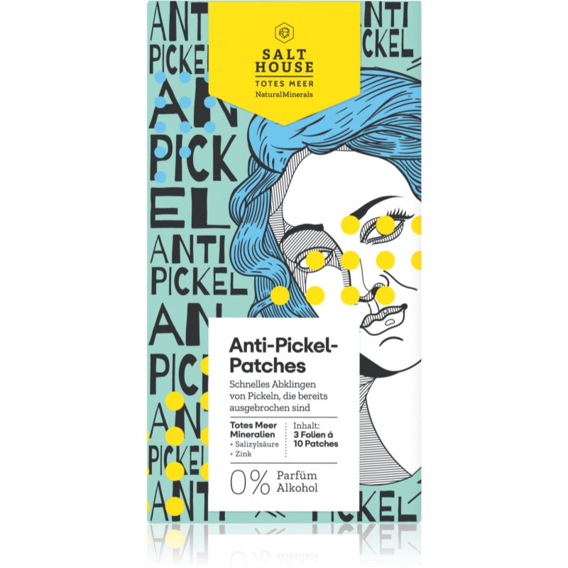 Salt House Natural Minerals Anti-pimple Patches Patches For Problem Skin To Treat Acne 30 Pc