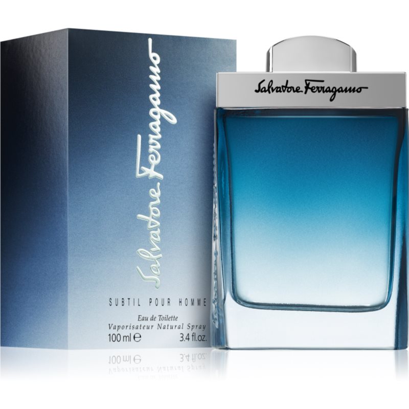 Salvatore Ferragamo Subtil Pour Homme Eau De Toilette For Men 100 Ml