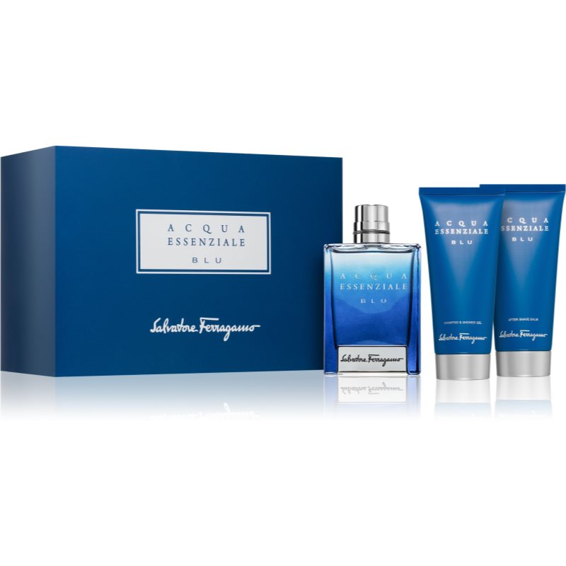 Ferragamo Acqua Essenziale Blu dárková sada pro muže