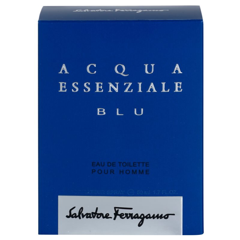 Salvatore Ferragamo Acqua Essenziale Blu Eau De Toilette For Men 50 Ml