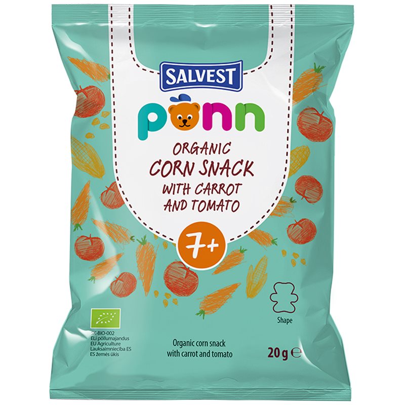 Salvest Põnn BIO chrumky pre deti paradajka 20 g kúpite na Notino.sk