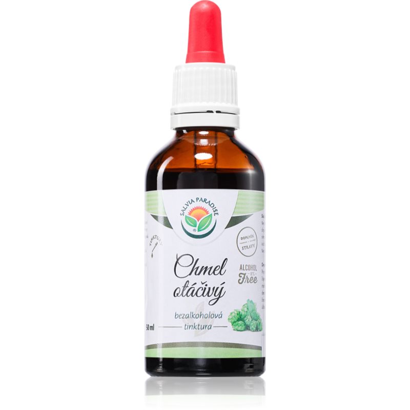 Salvia Paradise Chmel otáčivý tinktura tinktúra pre pokojný spánok 50 ml