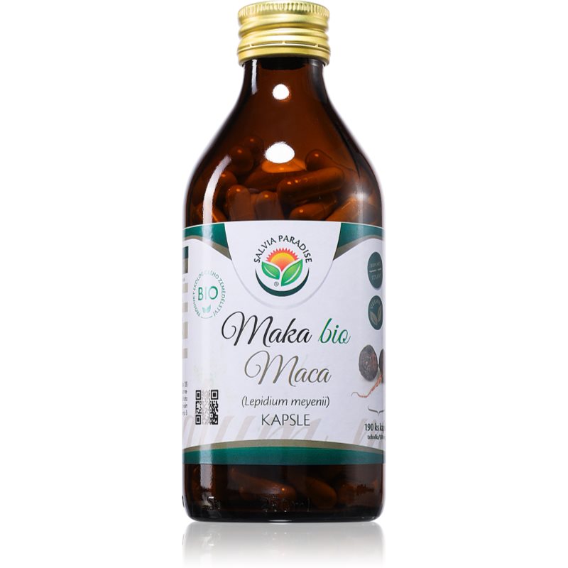 Salvia Paradise Maca - Lepidium meyenii BIO kapsuly z bylín 190 cps