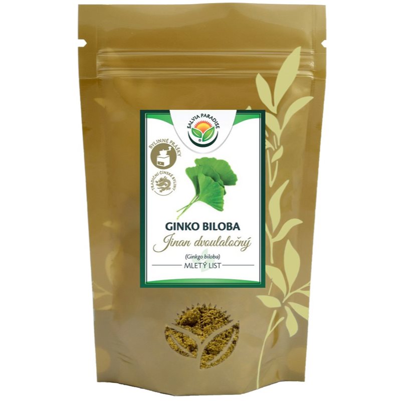Salvia Paradise Ginkgo biloba mletý list výživový doplnok pre normálnu činnosť srdca a mozgu 120 g