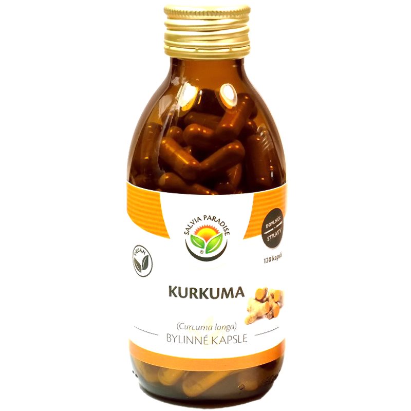 Salvia Paradise Kurkuma bylinné kapsle kapsle pro podporu trávení 120 cps koupíte na Notino.cz