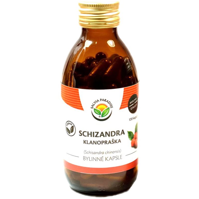 Salvia Paradise Schizandra klanopraška bylinné kapsle kapsle pro duševní pohodu 120 cps