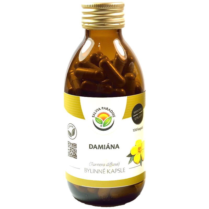 Salvia Paradise Damiána bylinné kapsle kapsle pro duševní pohodu 120 cps