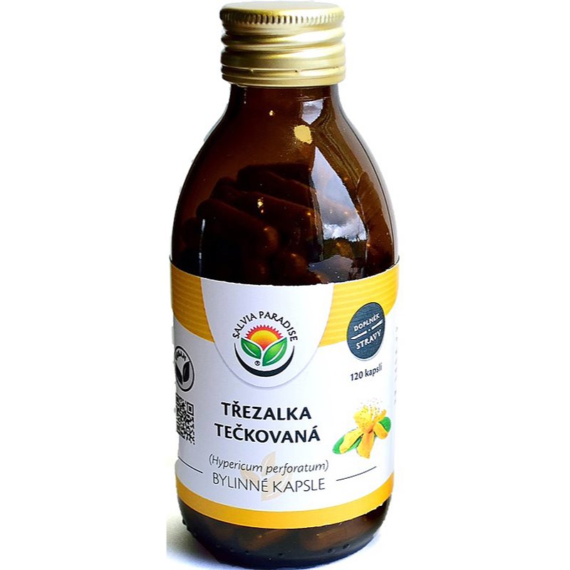 Salvia Paradise Třezalka tečkovaná bylinné kapsle kapsle pro duševní pohodu 120 cps