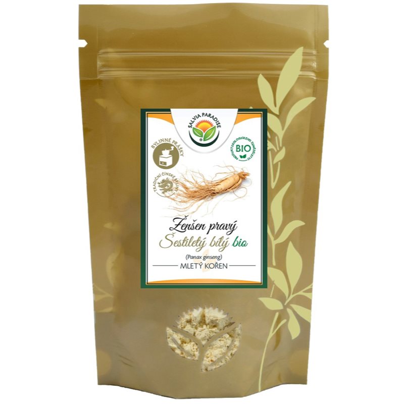 Salvia Paradise Ženšen pravý mletý kořen adaptogen pro duševní pohodu 75 g