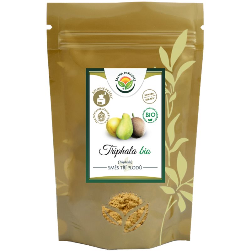 Salvia Paradise Triphala Směs tří plodů prášek pro detoxikaci organismu a podporu imunity 100 g