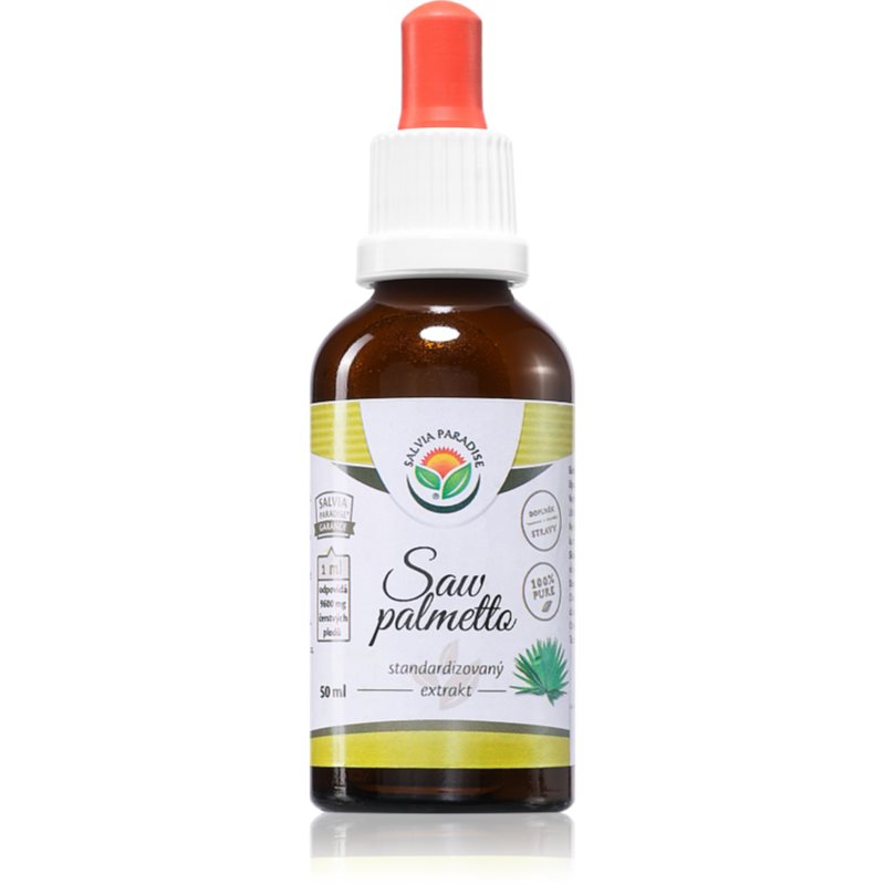 Salvia Paradise Saw palmetto standardizovaný extrakt extrakt pri ťažkostiach s prostatou 50 ml