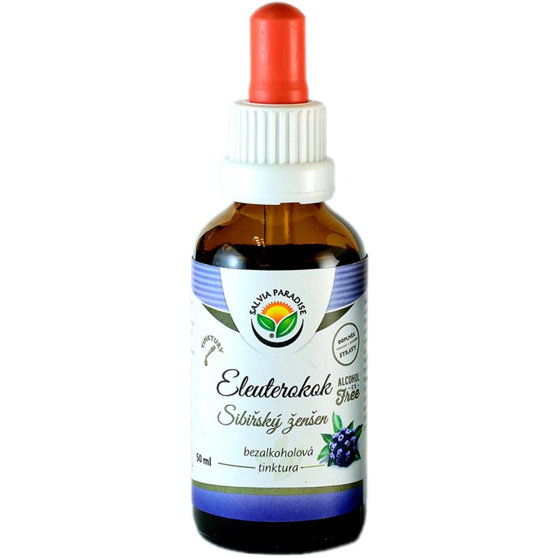 Salvia Paradise Eleuterokok bezalkoholová tinktura tinktúra na podporu imunitného systému 50 ml