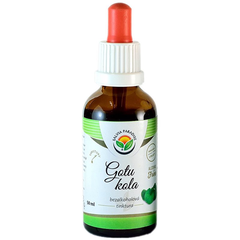 Salvia Paradise Gotu kola bezalkoholová tinktura tinktura pro podporu činnosti nervové soustavy 50 ml