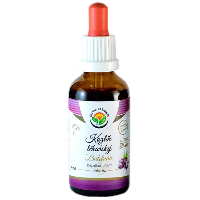 Salvia Paradise Valeriána bezalkoholová tinktura tinktúra pre duševnú pohodu 50 ml