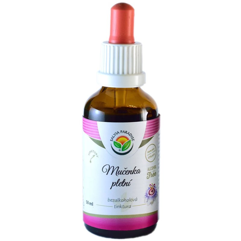 Salvia Paradise Mučenka pletní bezalkoholová tinktura kvapky pre duševnú pohodu 50 ml