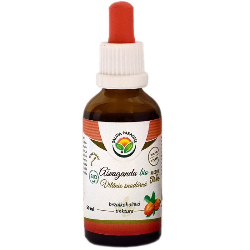 Salvia Paradise Ašvaganda bezalkoholová tinktura tinktúra pre pokojný spánok 50 ml