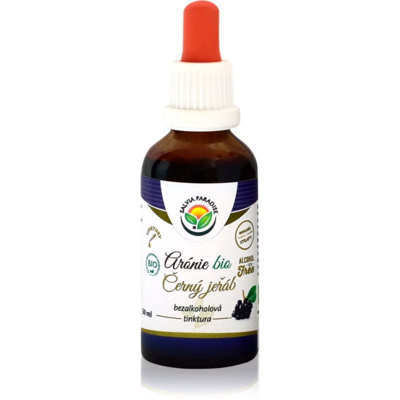 Salvia Paradise Arónie - černý jeřáb BIO bezliehová tinktúra s antioxidačným účinkom 50 ml