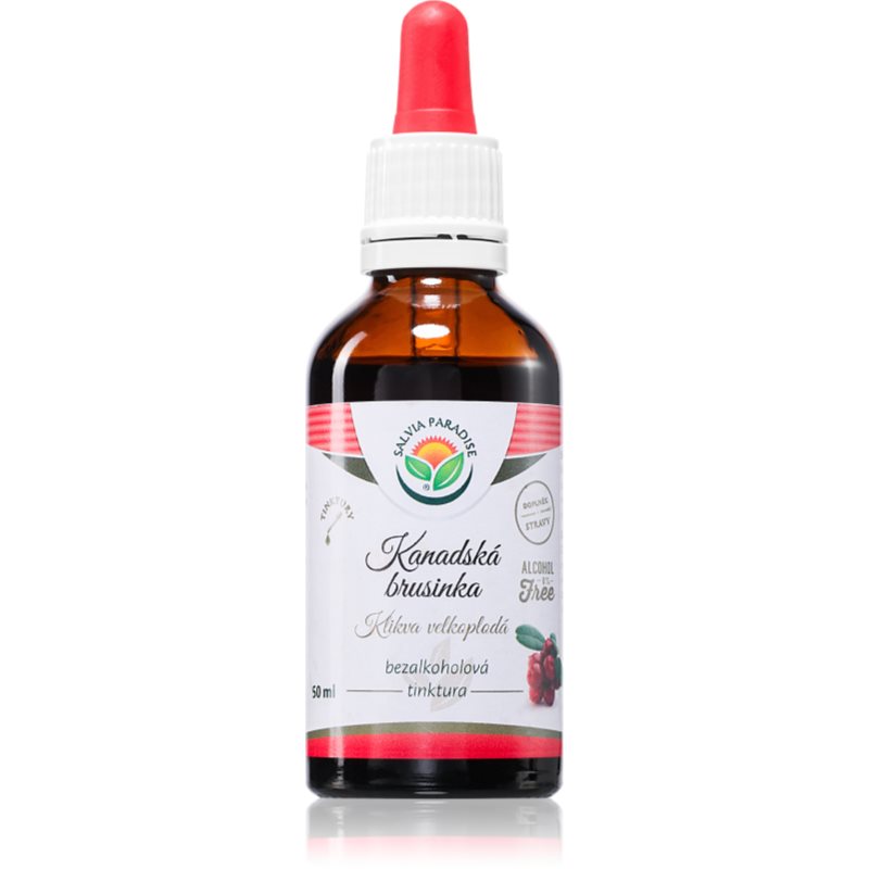 Salvia Paradise Kanadská brusinka lyofilizovaná tinktúra pre zdravie močových ciest 50 ml