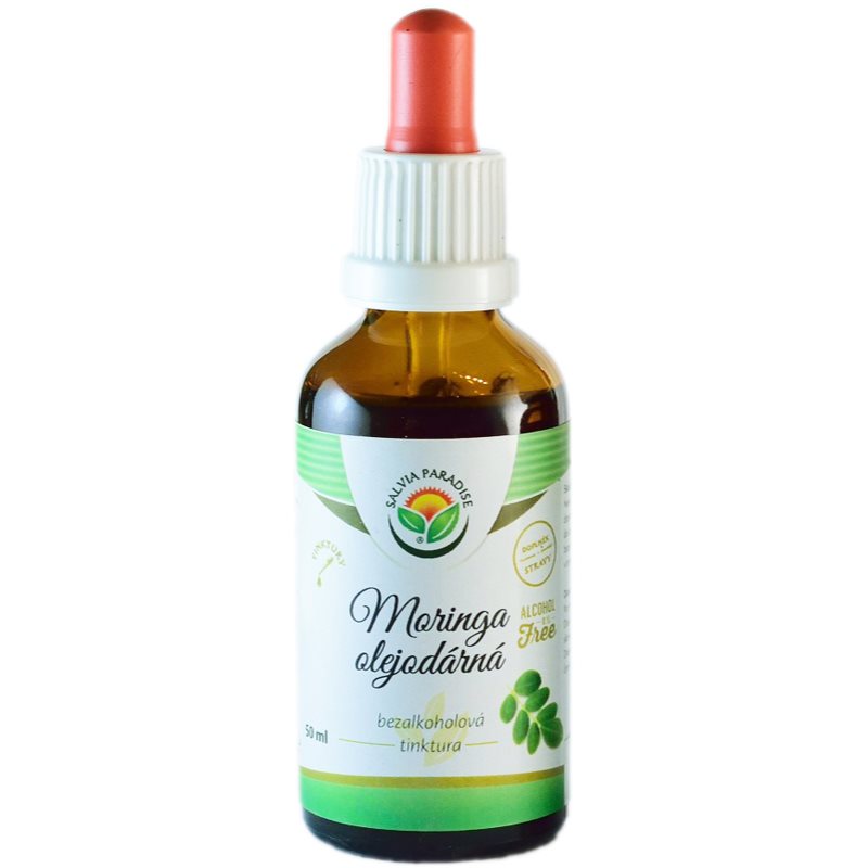 Salvia Paradise Moringa olejodárná bezalkoholová tinktura kapky pro detoxikaci organismu a podporu imunity 50 ml