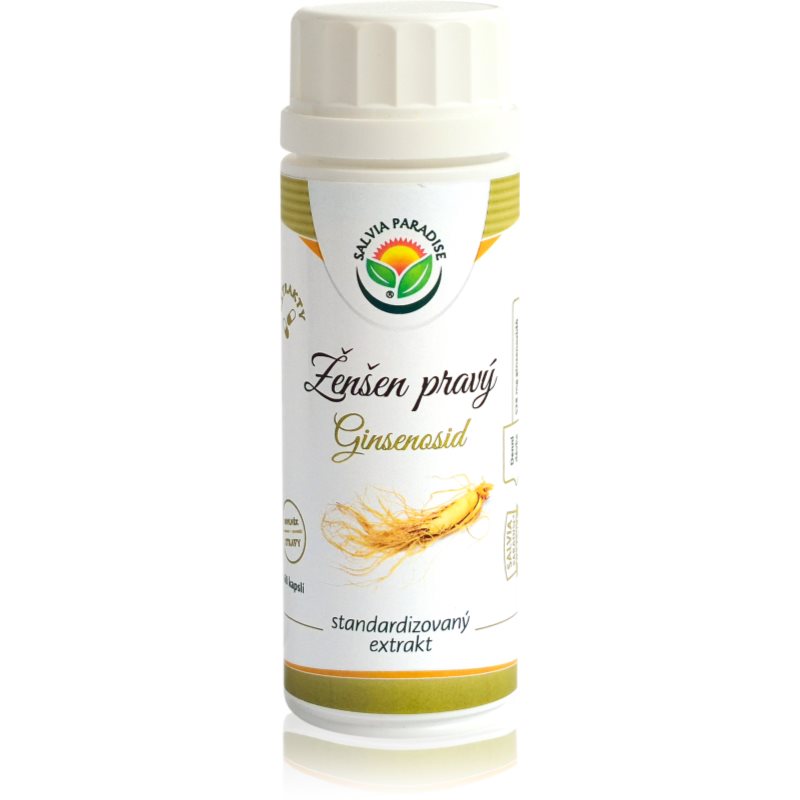 Salvia Paradise Ženšen pravý - Ginsenosid přírodní antioxidant proti stresu a únavě 60 cps