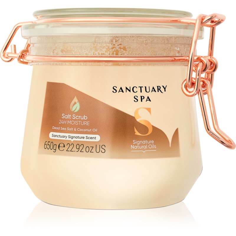 Sanctuary Spa Signature Natural Oils salt scrub with nourishing and moisturising effect 650 g
