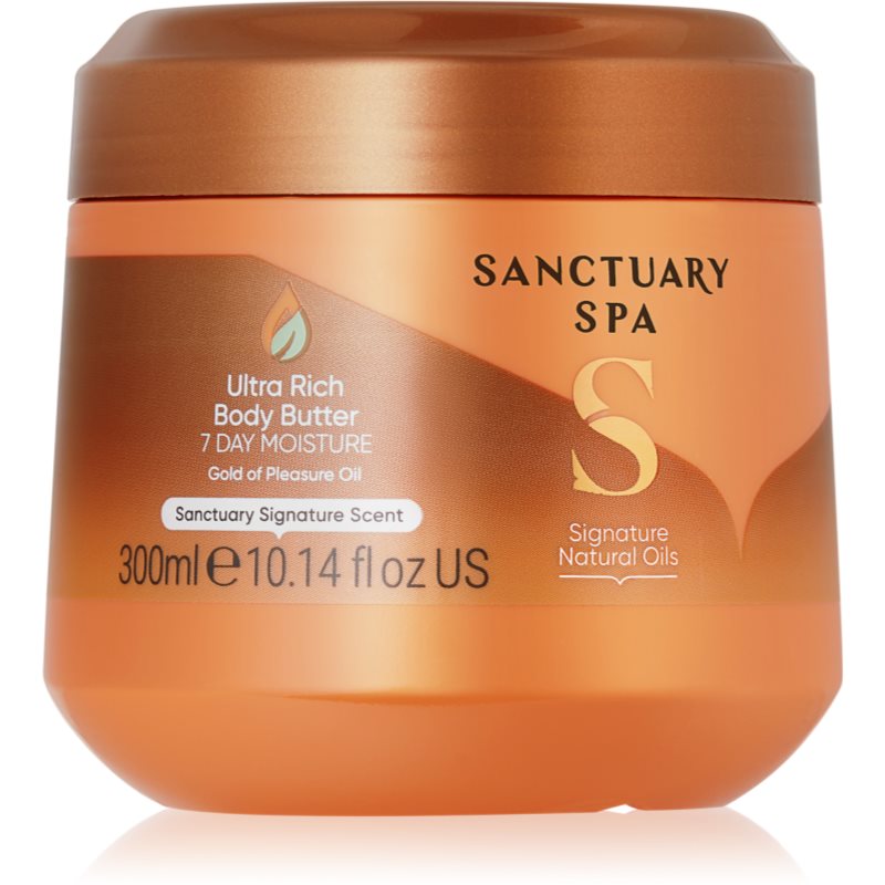 Sanctuary Spa Signature Natural Oils intenzív hidratáló testvaj 300 ml