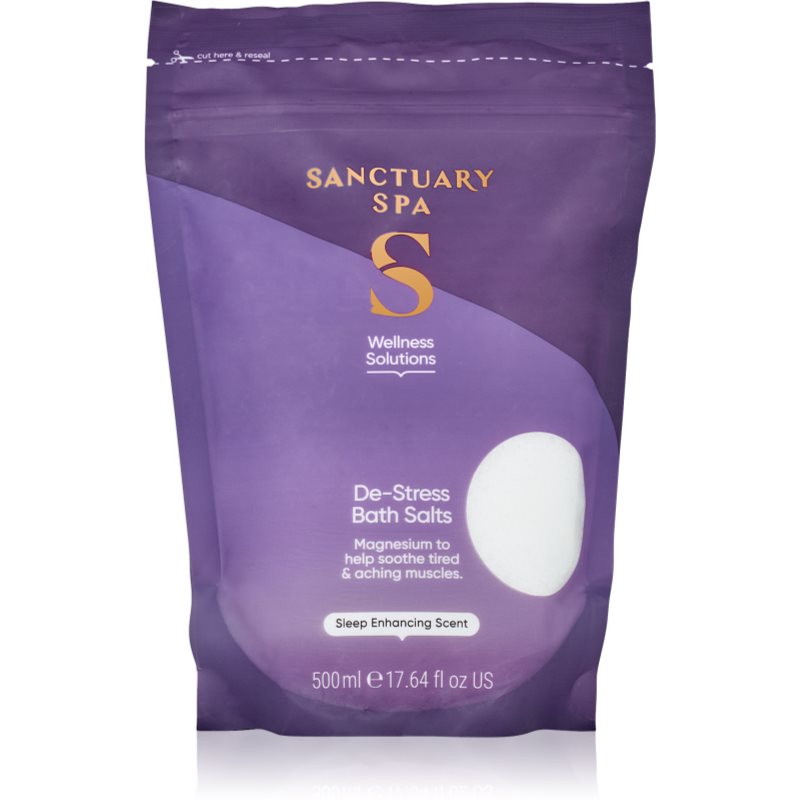 Sanctuary Spa Wellness сіль для ванни має заспокійливі властивості 500 гр