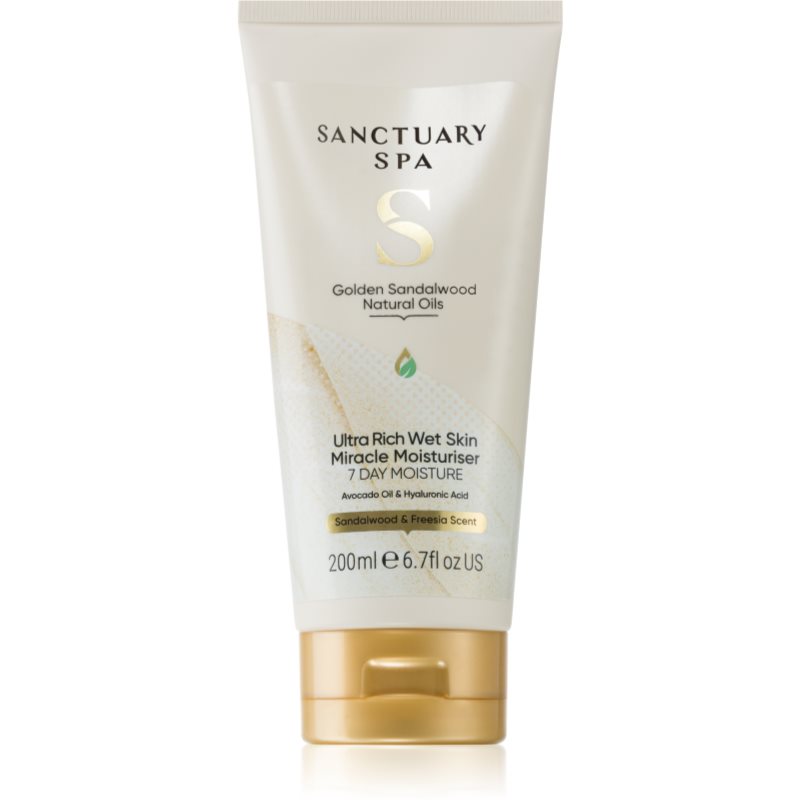Sanctuary Spa Golden Sandalwood hydrating body lotion for the shower 200 ml

