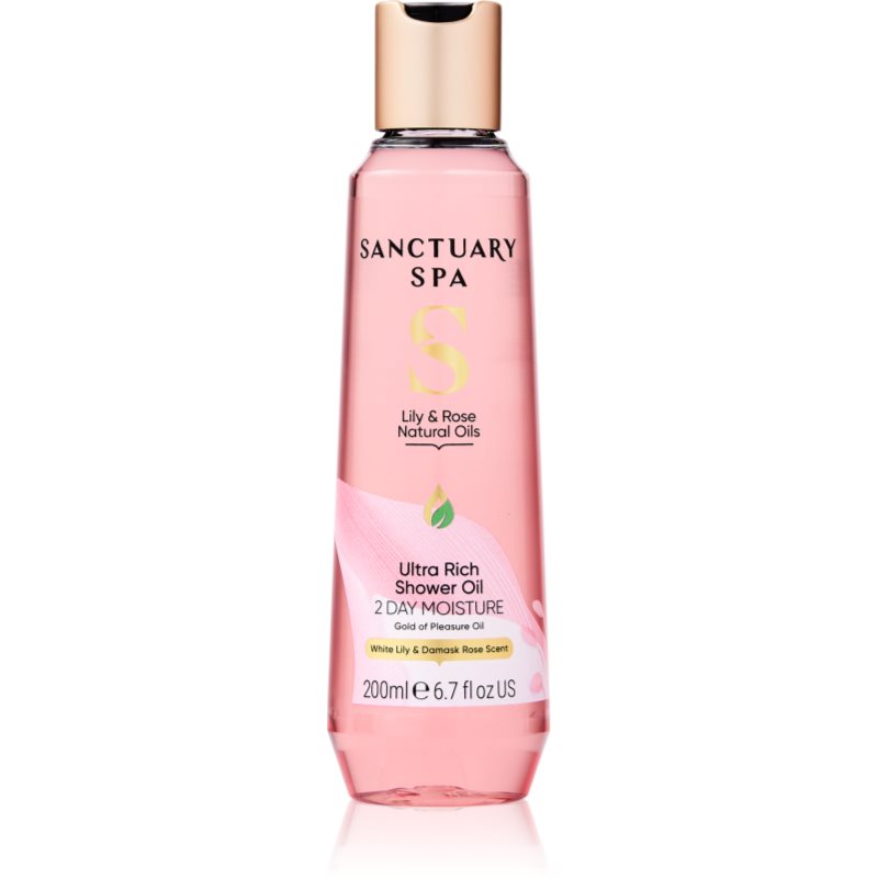 Sanctuary Spa Lily & Rose pečující sprchový olej 200 ml