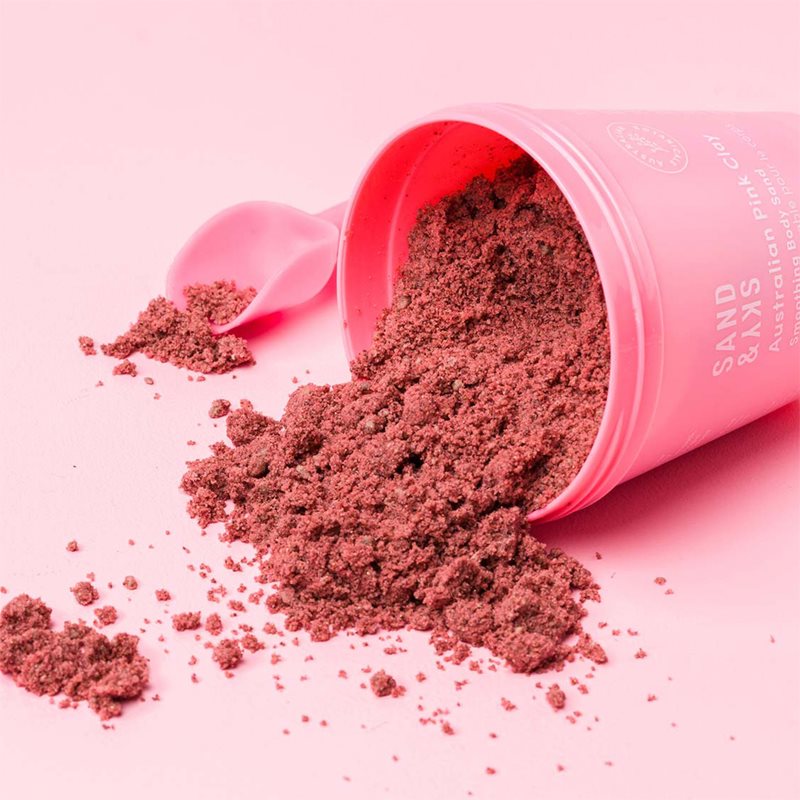 Sand & Sky Australian Pink Clay Smoothing Body Sand освітлюючий пілінг для тіла 180 гр