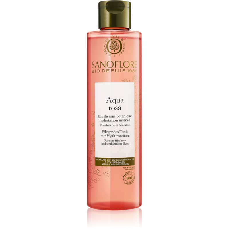 

Sanoflore Rosa Fresca зволожуюча тонізуюча вода для обличчя
