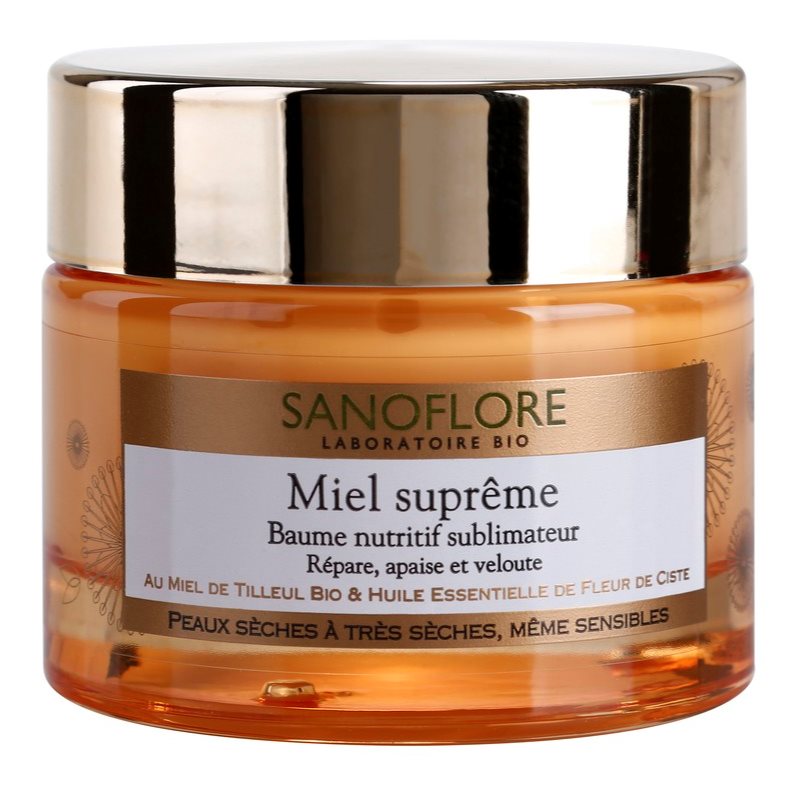 

Sanoflore Miel Supreme Visage поживний бальзам для сухої та дуже сухої шкіри
