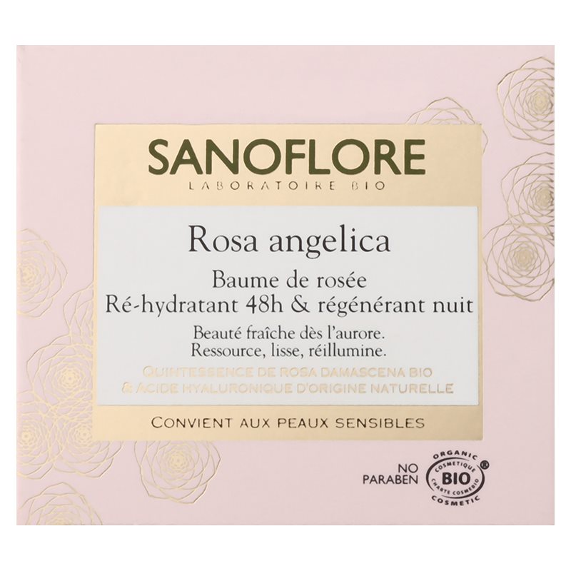 

Sanoflore Rosa Angelica зволожуючий нічний крем з відновлюючим ефектом