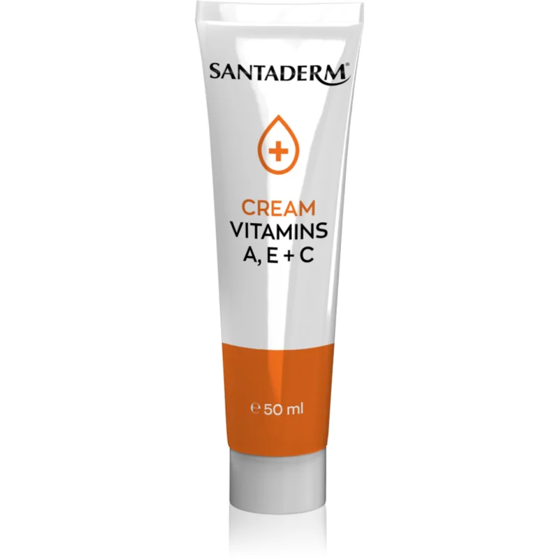 Santaderm Cream With Vitamins A, E + C Crème Pour Peaux Sensibles 50 Ml