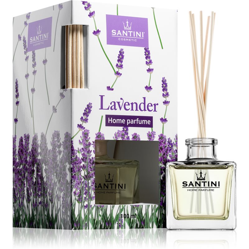 SANTINI Cosmetic Lavender Aroma Diffuser With Refill 100 Ml