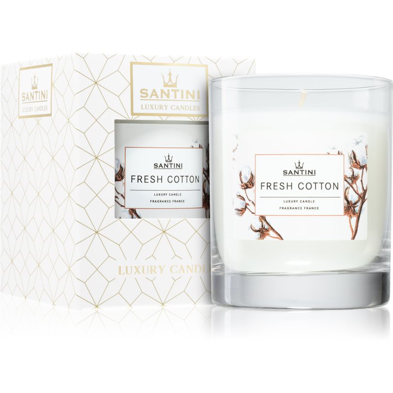 SANTINI Cosmetic Fresh Cotton Scented Candle 200 G