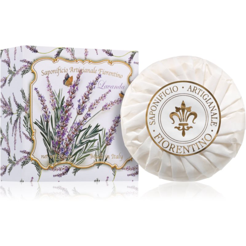 Saponificio Artigianale Fiorentino Abbracci Floreali Lavanda Luxury Bar Soap 100 G