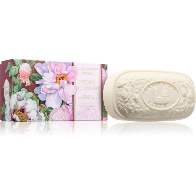 Saponificio Artigianale Fiorentino Peony Blossom Ensemble De Savons Solides 300 G