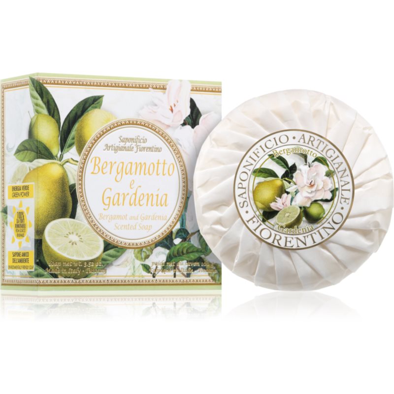 Saponificio Artigianale Fiorentino Bergamot And Gardenia натуральне тверде мило 100 гр