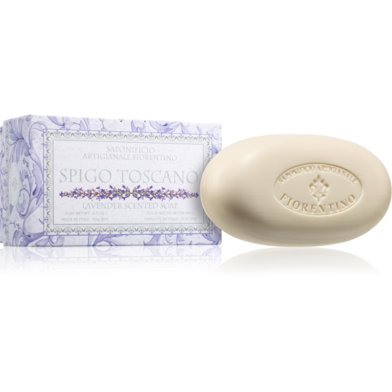 Saponificio Artigianale Fiorentino Lavender Savon Solide Naturel Arôme Lavande 300 G