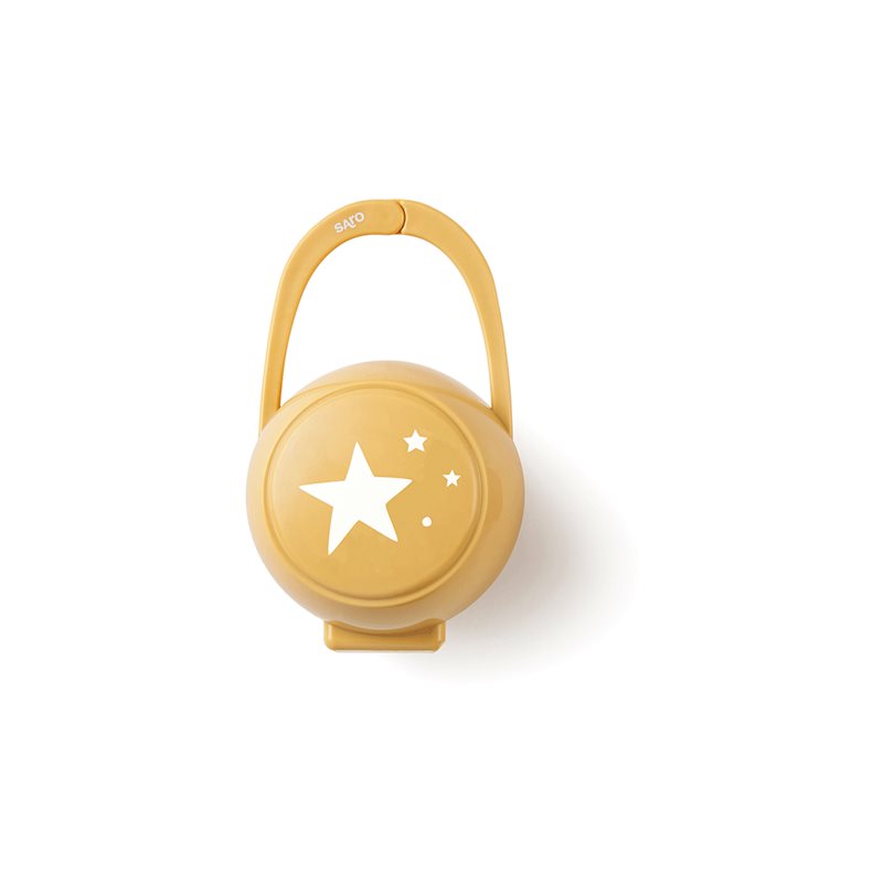 Saro Baby Saro Baby Pacifier Box Galaxy κουτί πιπίλας Mustard 1 τμχ